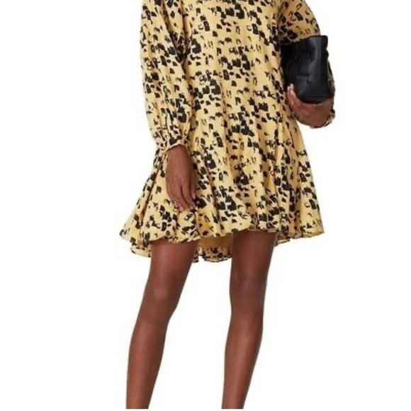 ANINE BING Peyton Dress in Painterly Leo Multi in Size Small NEW - Picture 9 of 14